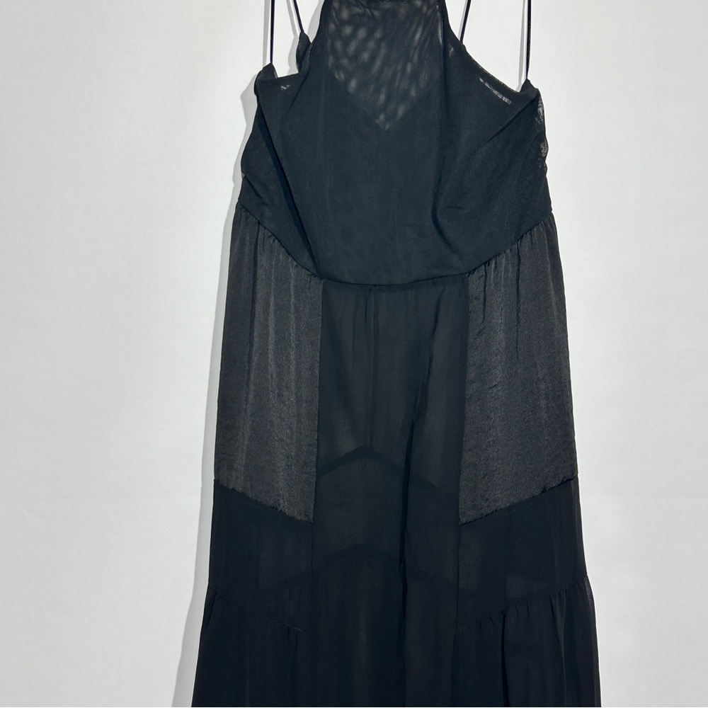 Zara Collection Maxi Patchwork Sheer Slip Dress - Picture 9 of 16